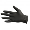 Impact Disposable Nitrile General Purpose Powder Free Gloves- X- LARGE-BLACK